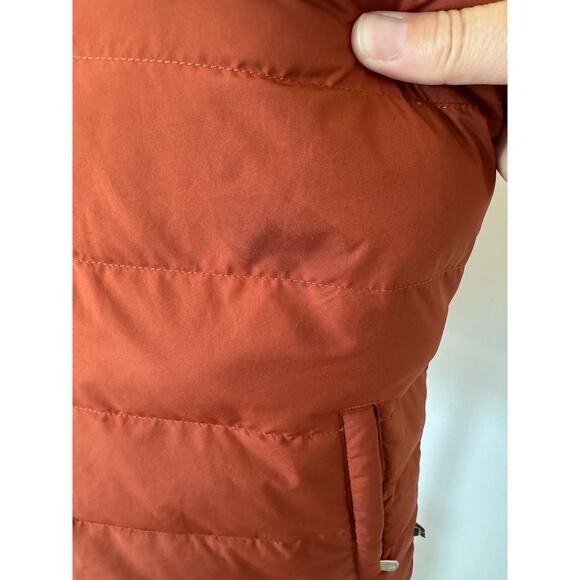 Fjällräven Greenland Down Liner Vest Women Orange Small *marks - Picture 2 of 14